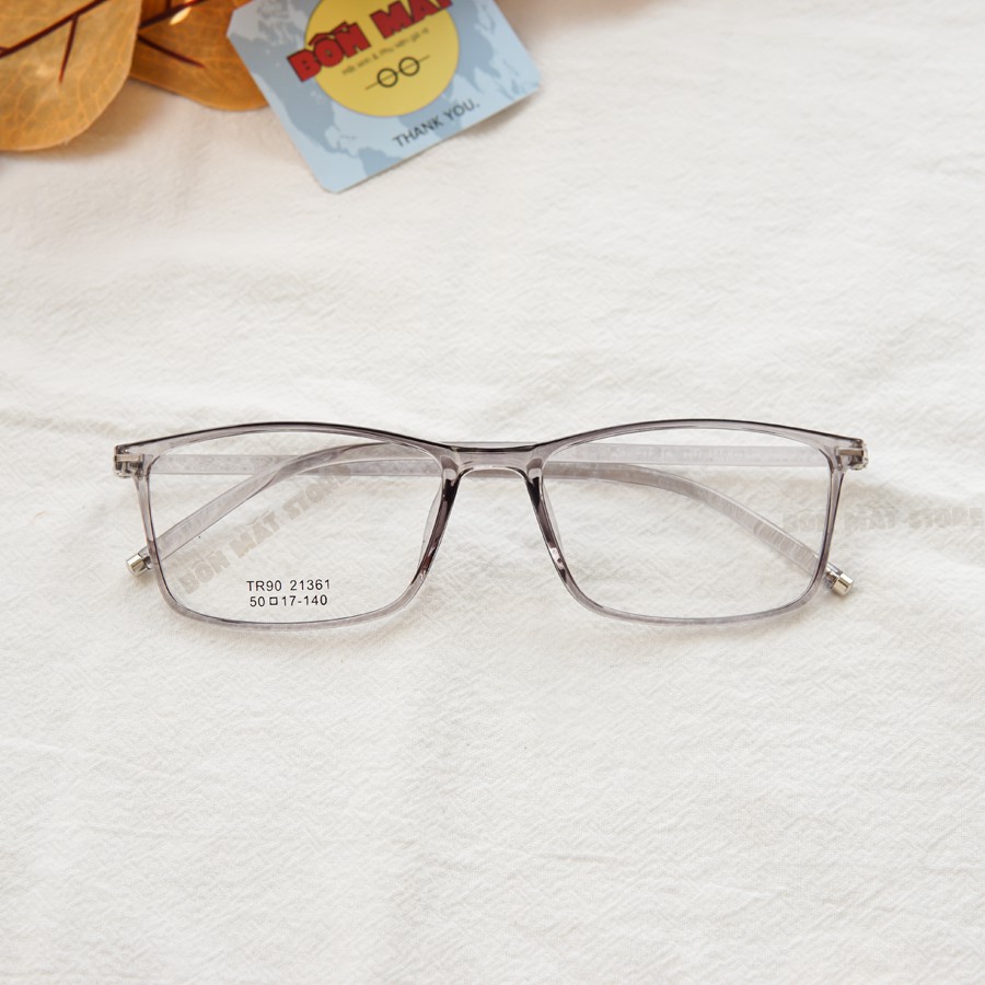 Gọng kính vuông dẻo Hàn Quốc 21361 (Tặng Kèm Hộp Khăn) | BigBuy360 - bigbuy360.vn