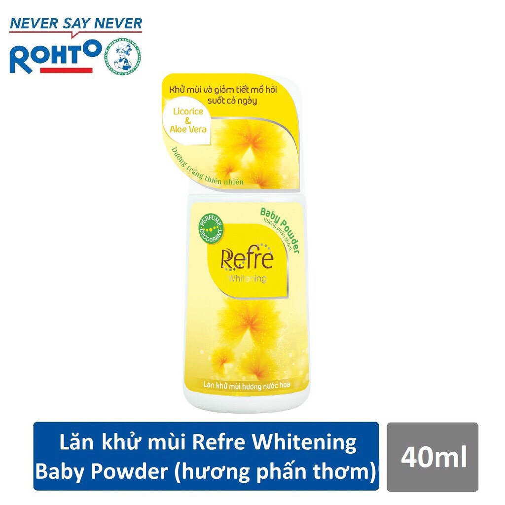 ✅ (CHÍNH HÃNG) Lăn khử mùi dưỡng trắng hương nước hoa Refre Whitening 40ml | BigBuy360 - bigbuy360.vn