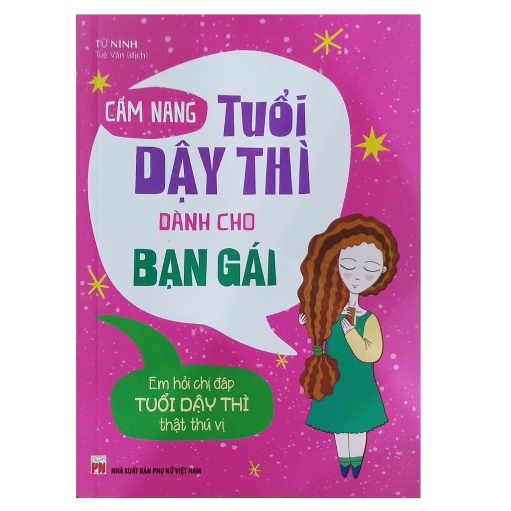 Sách - Cẩm nang tuổi dậy thì dành cho bạn gái