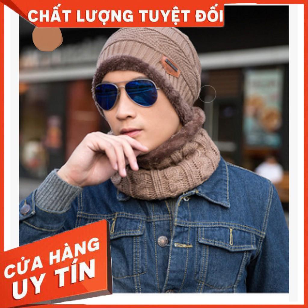 Mũ len kèm khăn cho nam đẹp - Thingkids