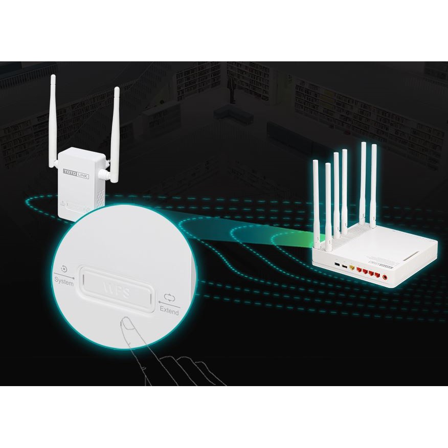 Bộ kích sóng wifi Totolink EX200 Tốc độ N300Mbps Xuyên Tường (Bảo hành 24 tháng) | BigBuy360 - bigbuy360.vn