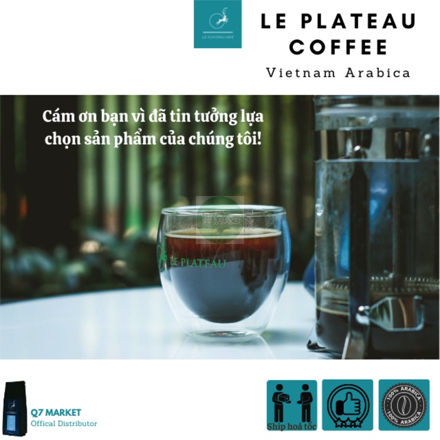 Cà phê ngon arabica nguyên chất rang xay, cafe pha phin, caphe pha máy, cold brew, 250g Le Plateau coffee q7market | BigBuy360 - bigbuy360.vn