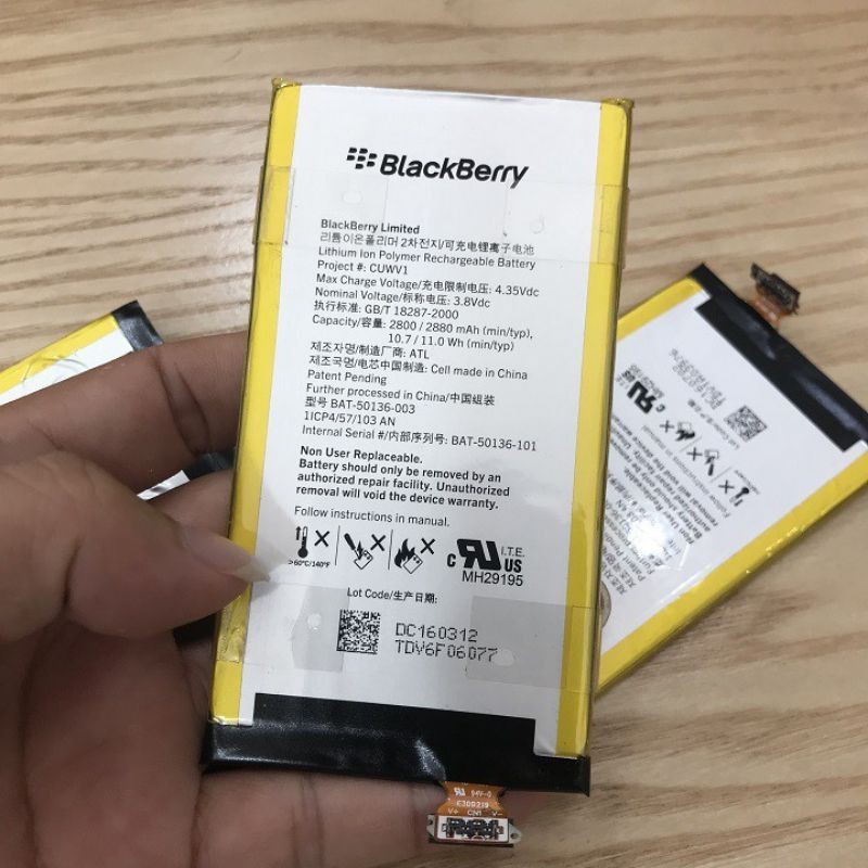 Pin xịn máy Blackbery Z30 bảo hành 6 tháng đổi mới.