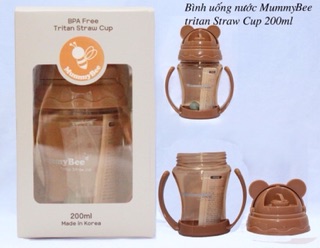 Bình uống nước Mummybee Tritan 200ml