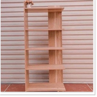 Kệ sách gỗ 5 tầng - kệ gỗ góc tường