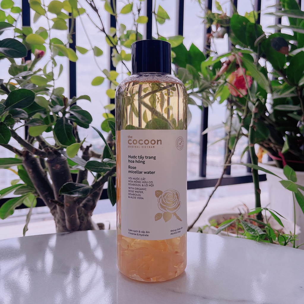 Nước Tẩy Trang Hoa Hồng Cocoon 500ml