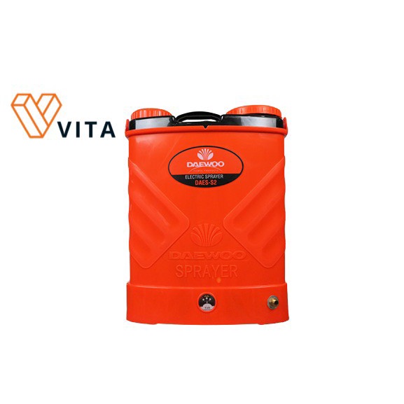 Bình Xịt Điện Daewoo DAES-S2 8AH-12V 16L Kiểu Dáng Mới, Hàng Cao Cấp - VITA OFFICIAL