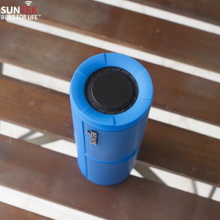 Loa Bluetooth SUNTEK S10 (Xanh) + Tặng củ sạc USB