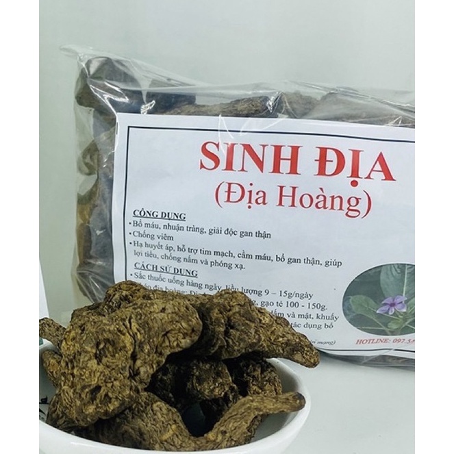 CỦ SINH ĐỊA loại 1, hàng củ dài