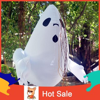 Bong bóng thổi phồng tạo hình con ma ngộ nghĩnh dùng để trang trí Halloween