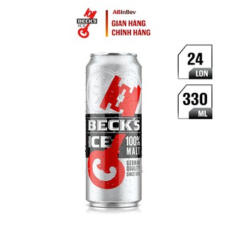 Thùng 24 Lon Bia Beck's Ice (330ml/lon)