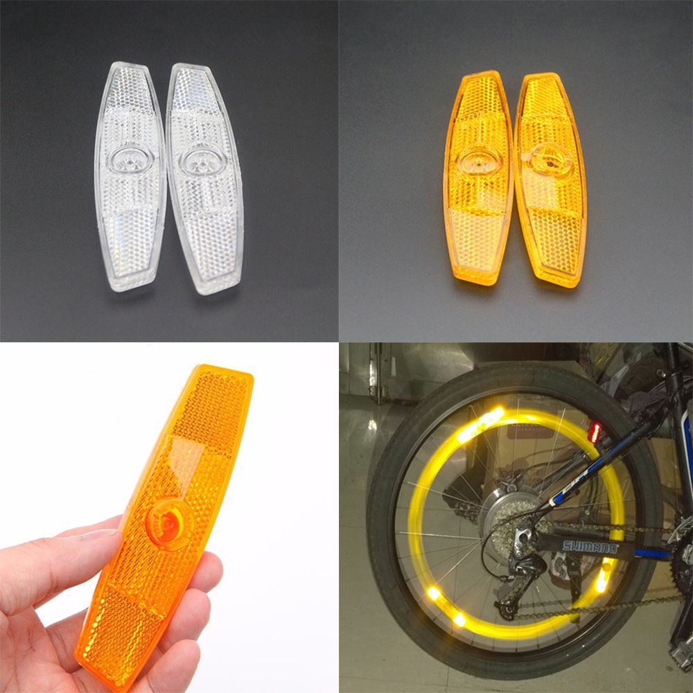 Bộ 2 tấm phản quang gắn căm xe đạp tiện dụng