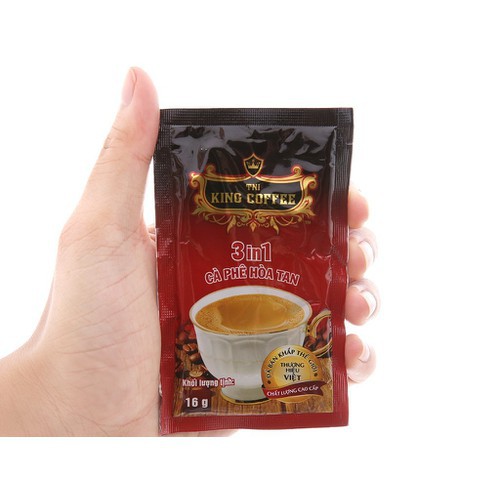 88 gói king coffee cà phê hòa tan 3in1 gói 16gr