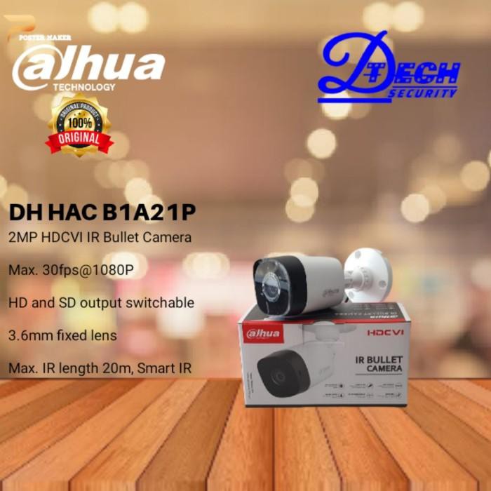 Camera An Ninh Ars @ Dahua Cooper 2mp Dh Hac B1A21P