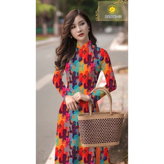 Áo dài CAO CẤP may sẵn kèm quần- lập thể-nhiều size