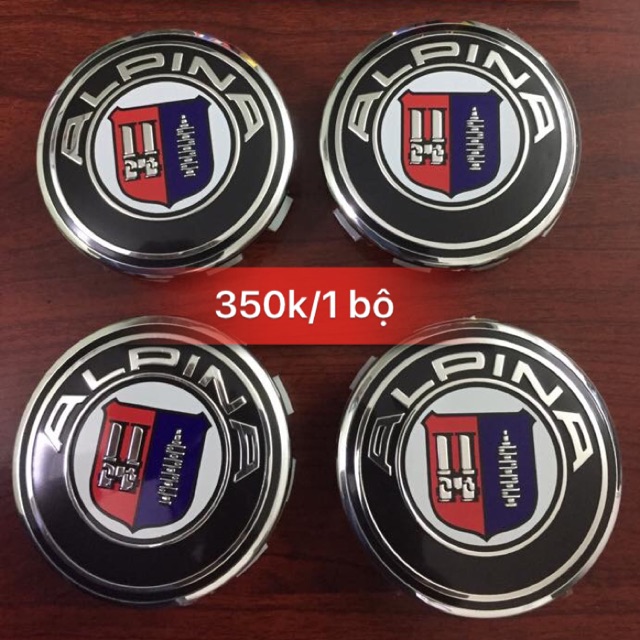 Logo mâm alpina bmw , Ốp la zăng alpina bmw