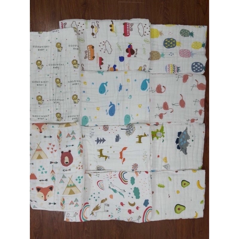 [Loại đẹp ]Khăn tắm xô 6 lớp Kiluta siêu dày đẹp