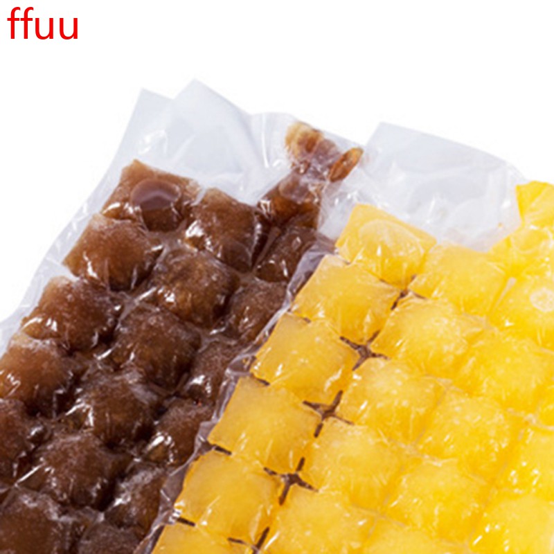 Set 10 túi khuôn làm nước đá viên nước hoa quả sử dụng 1 lần