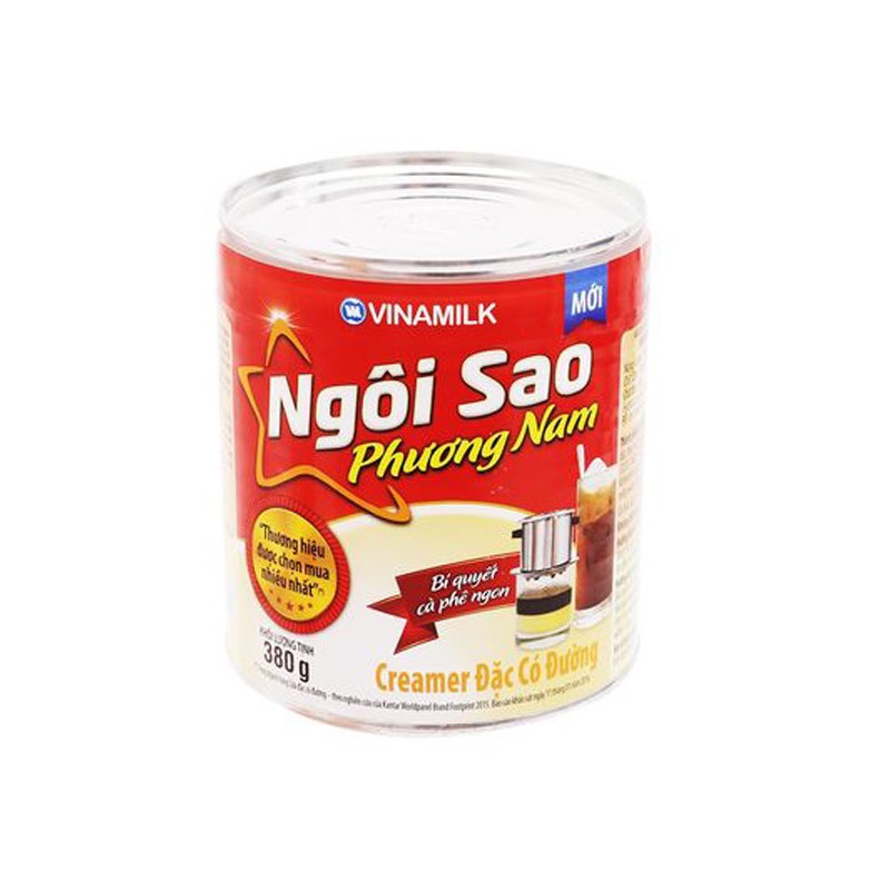 Sữa đặc Ngoi Sao Phương Nam Lon 380g Gia Cạnh Tranh