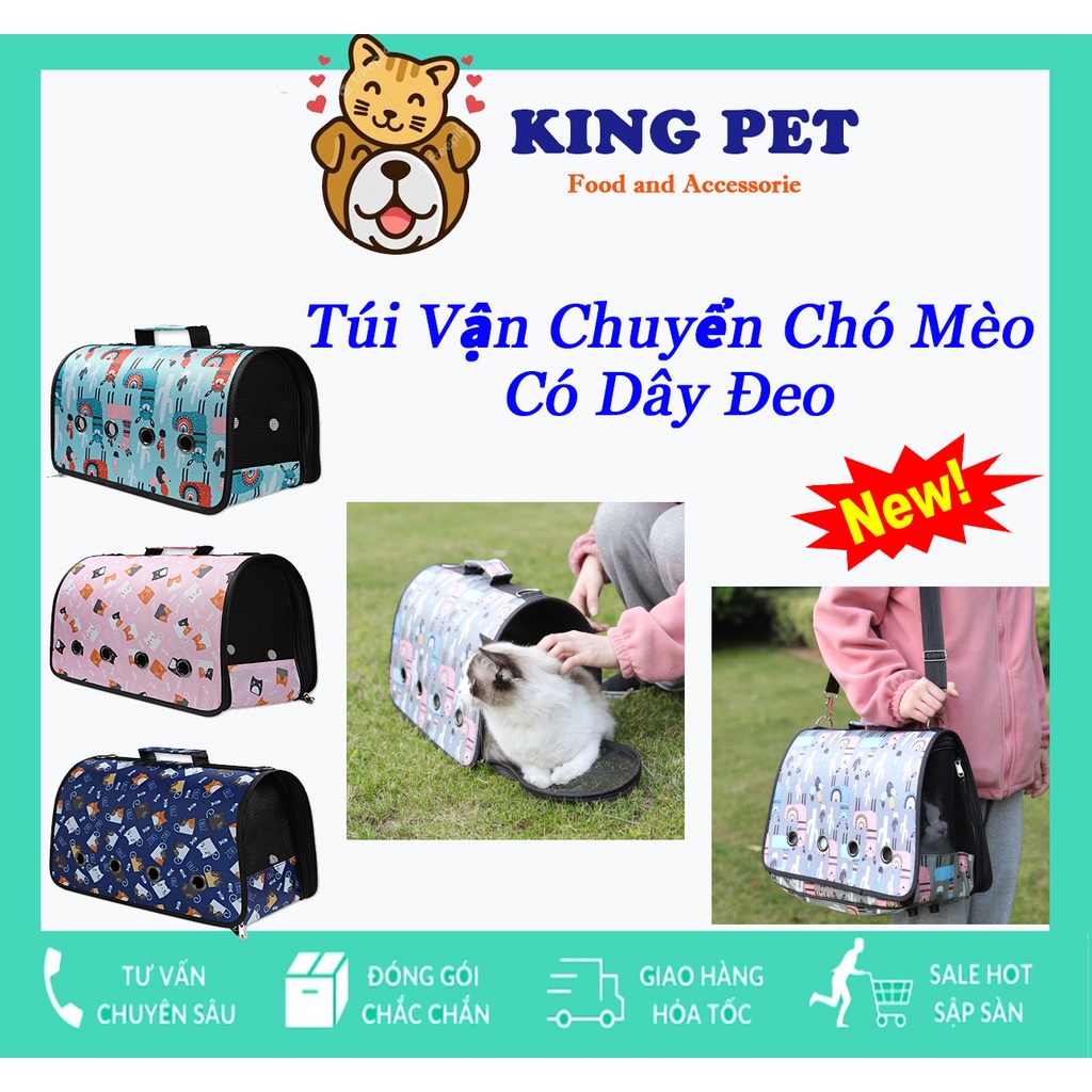 Túi Vận Chuyển ,Lồng vận chuyển Thú Cưng Tiện Lợi- Kèm Dây Đeo