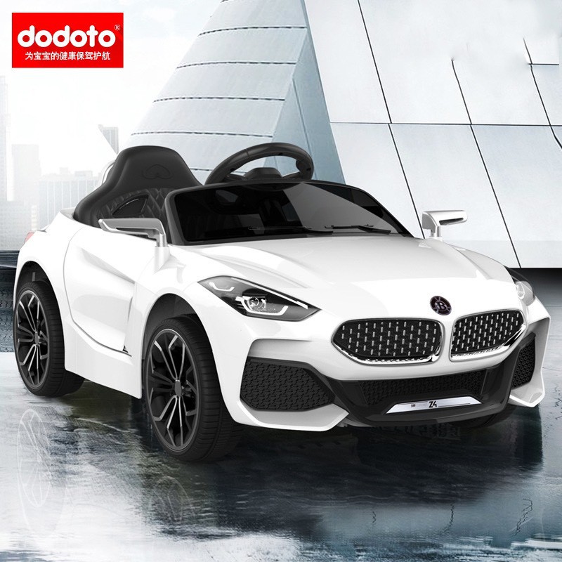 [Miễn phí ship]Ô tô xe điện trẻ em BMW Z4 tự lái và remote cho bé vận động ngoài trời (Đỏ-Trắng-Cam)