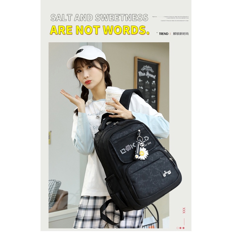 Balo thời trang phong cách Hàn Quốc dày dặn chống thấm nước dùng cho đi học, đi chơi - Fortune Mouse –BLTT1018