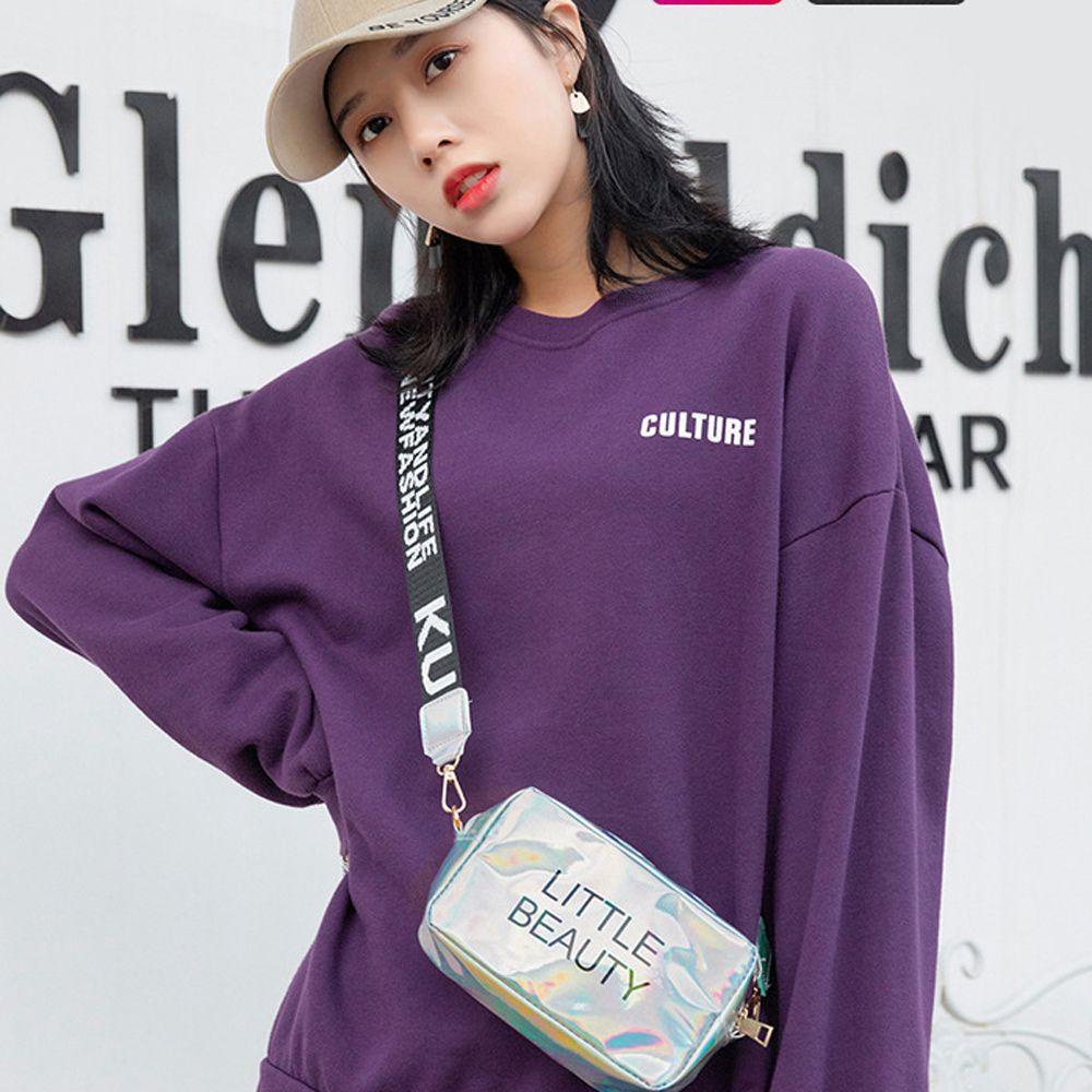 Túi Đeo Chéo Vai Bằng PVC Thời Trang Sành Điệu Cho Nữ