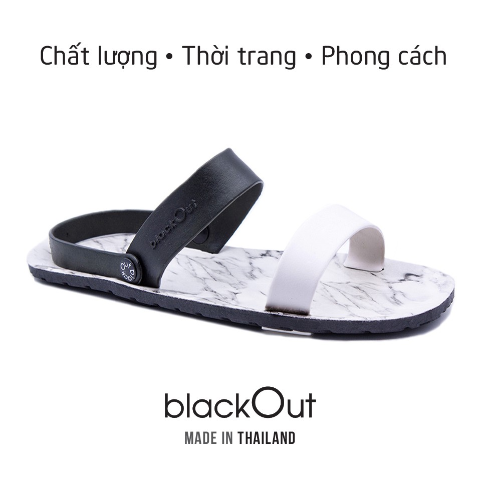 Giày quai ngang blackOut | Nam-Mẫu giày chọn vui lòng ghi chú theo số thứ tự trên hình