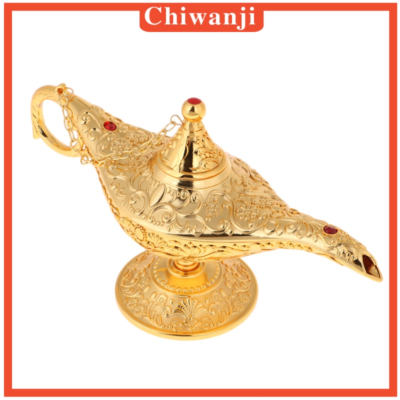 [CHIWANJI] 2xVintage Aladdin Genie Light Lamp Tabletop Accent Decorations