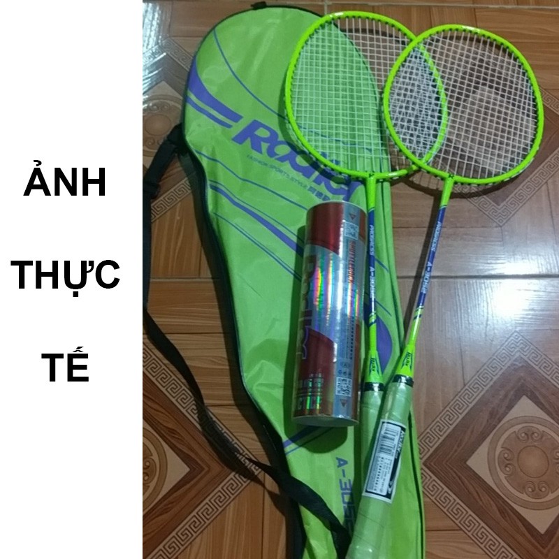 VỢT CẦU LÔNG RODLER HỢP KIM NHÔM THỂ THAO   - Khung siêu bền, dây vợt căng - Tặng kèm 6 quả cầu lông