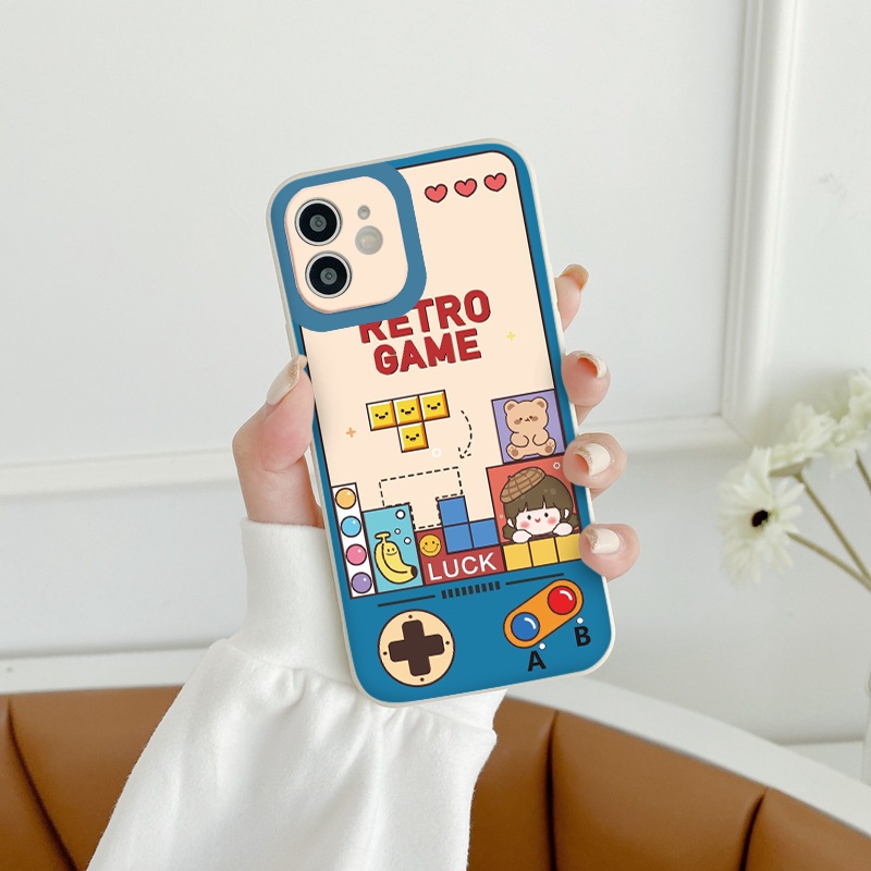 [SIÊU HOT IPHONE] Ốp GAME retro ốp lưng iphone 13 vuông bảo vệ cam 6/6splus/8/7/8plus/XsMax/11/12/13/11ProMax tr172