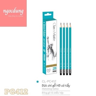 Bút chì gỗ 2B  CL-PC412 (12 Cái/Hộp)