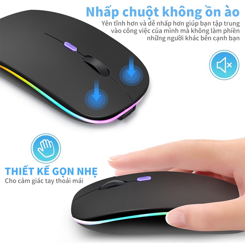 Chuột Không Dây Bluetooth 2.4ghz Có Thể Điều Chỉnh Được