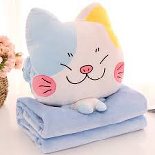 Bộ Chăn Gối Văn Phòng 2in1