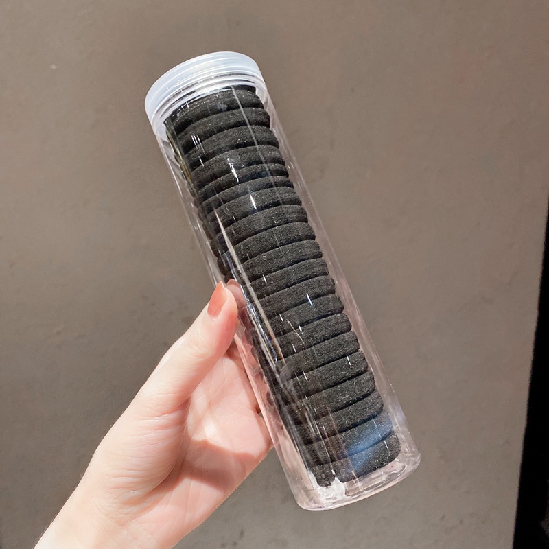 Set 20 dây buộc tóc cao su co giãn không đau nhiều màu sắc phong cách Hàn Quốc cho nữ