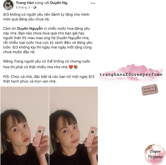 Nước Hoa mini 20ml VALENTINO