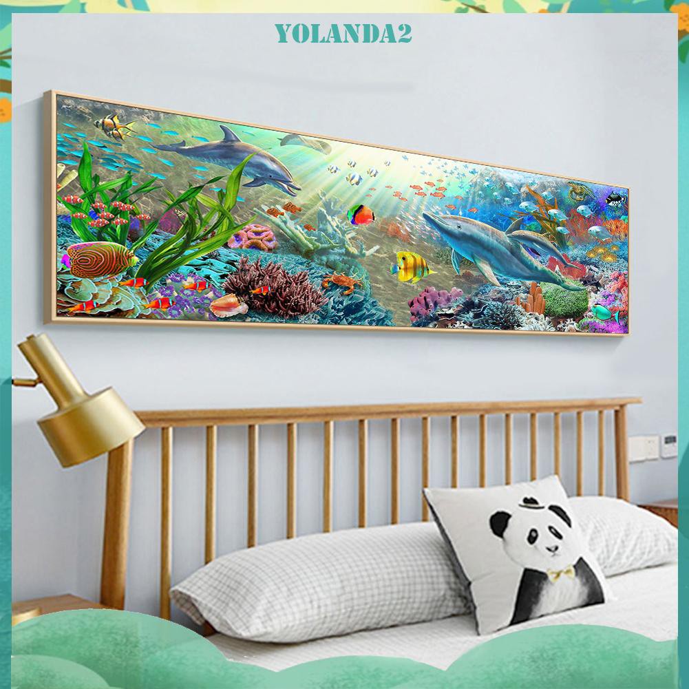 Bộ Tranh Thêu Chữ Thập Tự Làm 11ct Hình Đại Dương Toàn Bộ