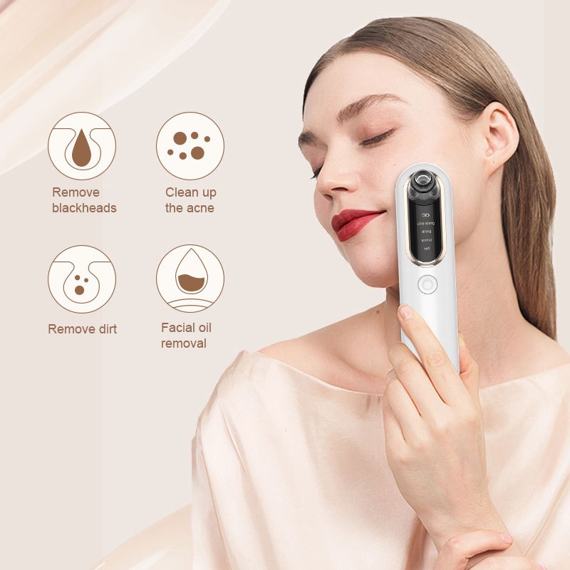 Máy Hút Mụn Đầu Đen Làm Sạch Lỗ Chân Lông Dùng Điện