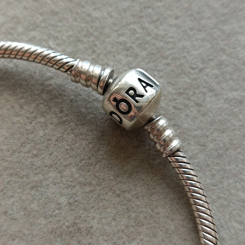 Classic Pandora Base Bracelet 925 Silver DIY Charm Bracelets