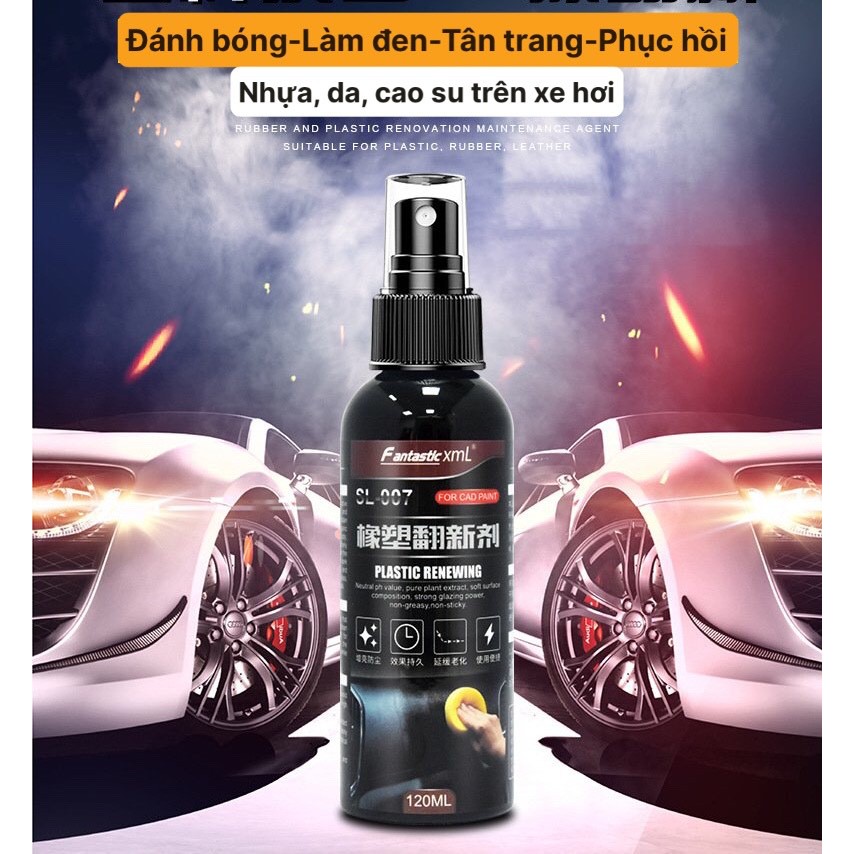 Dung Dịch Bảo Dưỡng, Làm Bóng Và Đen Nhựa Nhám, Ghế Da, Lốp Xe Hiệu Quả Trong 3 Tháng | BigBuy360 - bigbuy360.vn