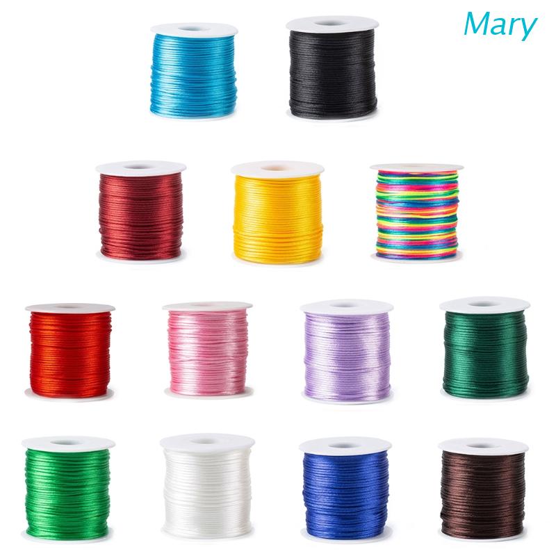 Cuộn Dây Nylon Lụa Satin Dài 70m Dùng Làm Đồ Thủ Công DIY