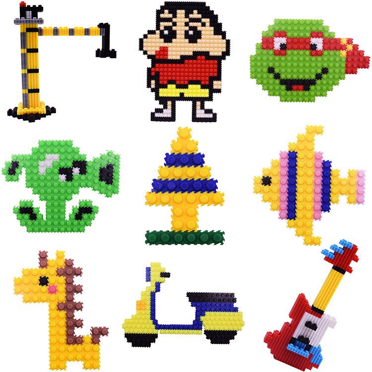 Bộ Đồ Chơi 500 Mảnh Khối Lắp Ráp Mô Hình 8mm