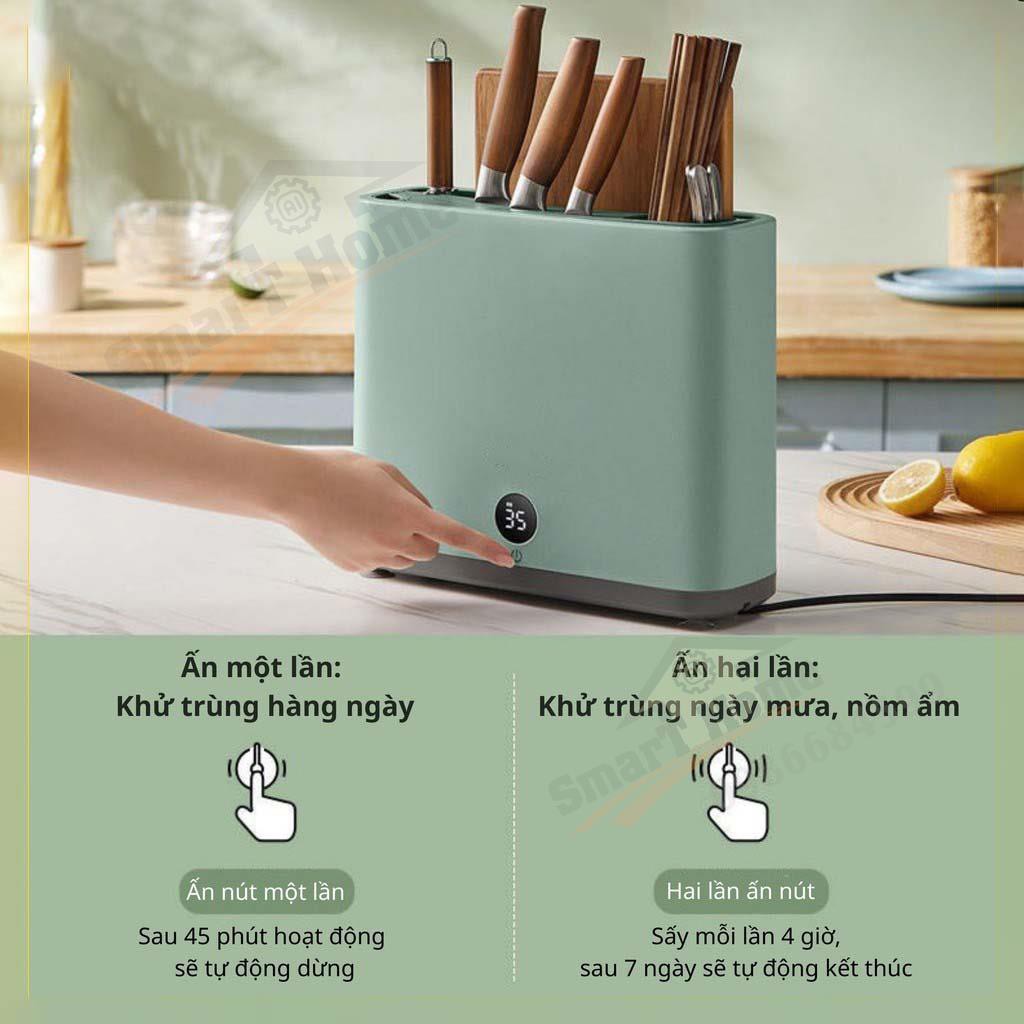 Máy khử trùng dao thớt đũa , Máy khử khuẩn đũa thìa TIA UV an toàn diệt khuẩn tận gốc , ngăn sự phát triển của vi khuẩn