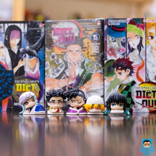 set 5 Mini Figure Onemutan Kimetsu no Yaiba Vol 3- Kiếm sĩ diệt quỷ demon slayer chính hãng