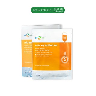Mặt Nạ Dưỡng Da Collagen - Biocos hộp 5 gói(25g)