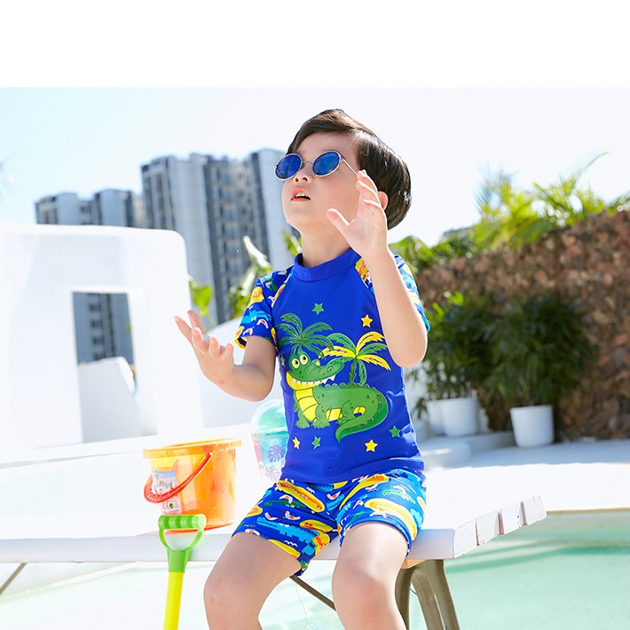 Bộ bơi bé trai - Cá sấu size 14-32kg