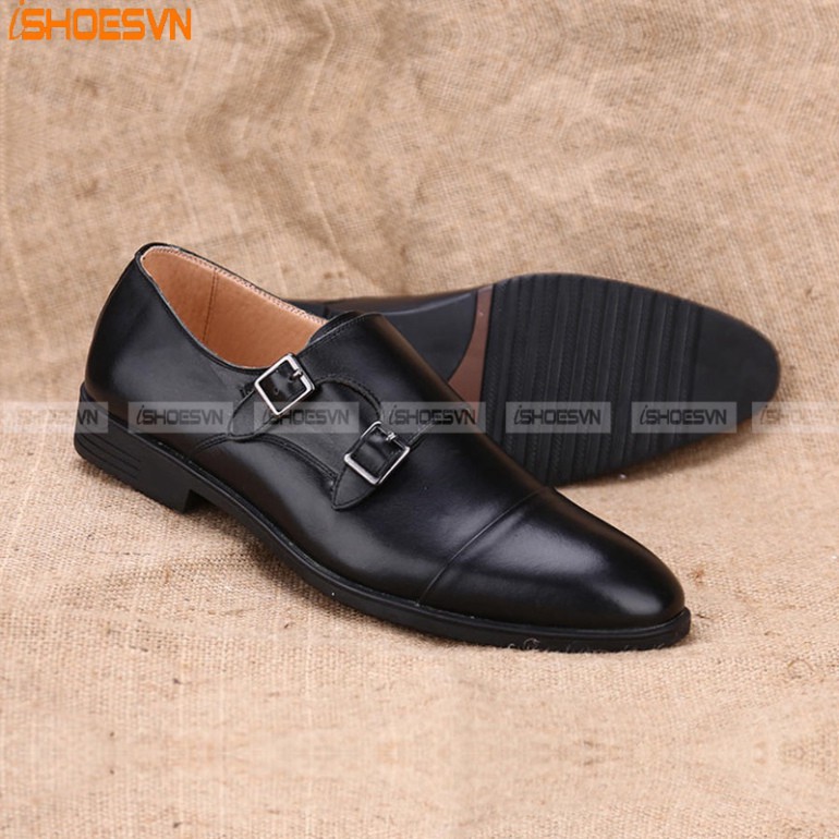 Giày da bò nam công sở thời trang cao cấp ISHOESVN IS426 giày ishoes