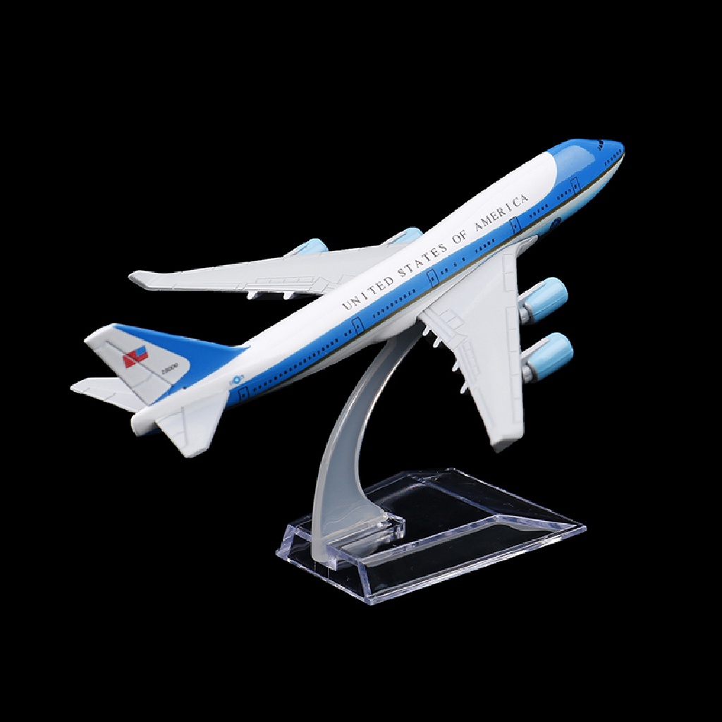 Mô Hình Máy Bay USA Air Force One 16CM Boeing 747 Chân Thật