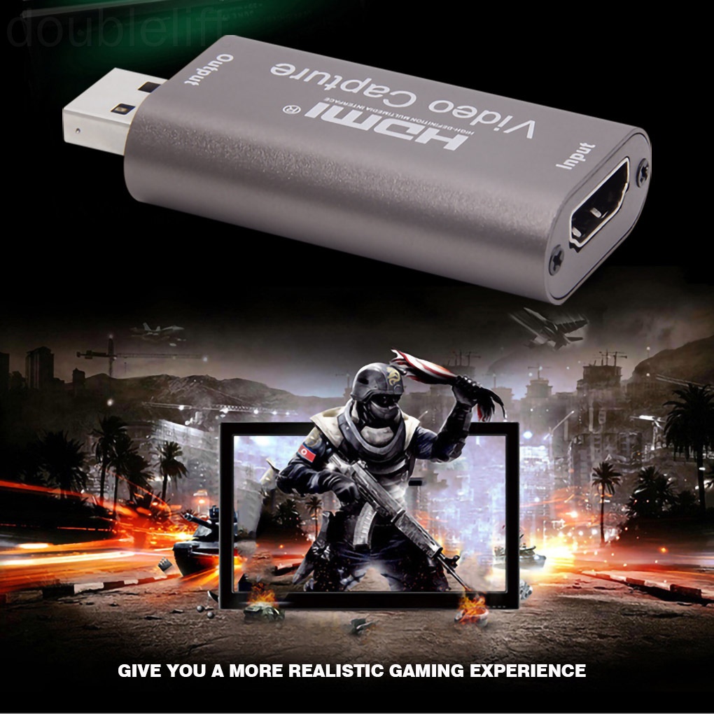Graphics Capture Card USB 3.0 Game Video Capture Card 1080p 60fps HD Capturing Device for Live Streaming doublelift store