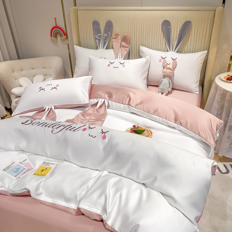 Sét Lụa Tai Thỏ Nhập Khẩu Siêu Đáng Yêu Đã Về Hàng